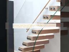 สแตนเลส Standoff มอนท์พานล์ถือ Bolts ฮาร์ดแวร์สําหรับบันไดกลางแจ้งระเบียง