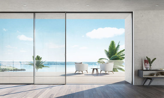 ประตูเลื่อนอัลลูมิเนียมที่มิตรต่อสิ่งแวดล้อม