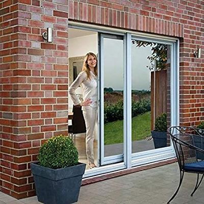 ประตูเลื่อนกระจกแช่เหล็กอัลลูมิเนียม กันฝุ่นและปลาย anodized