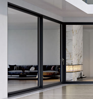 ขนาดที่กําหนดเอง ประตูเลื่อนอลูมิเนียม ประตูเลื่อนกระจกแยก