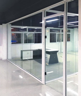 ประตูครัวอัลลูมิเนียมสว่างแบบกระจกกระชับ