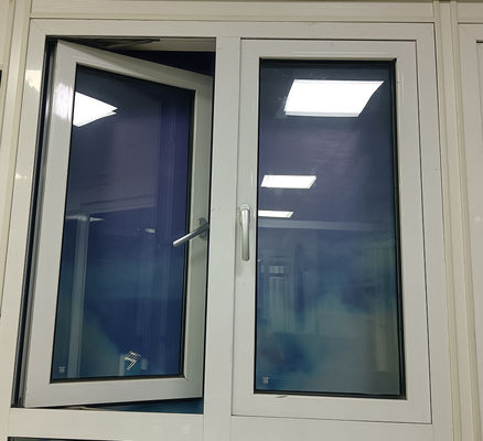 โปรไฟล์อลูมิเนียม Casement โรงแรมสวิงหน้าต่างกระจก laminated สําหรับการอาศัย