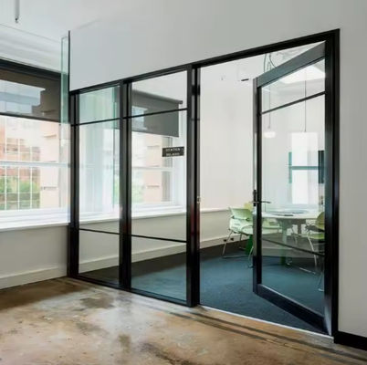 ผนัง แบ่งภายใน อลูมิเนียม เปิดประตูสวิง Customized French Casement