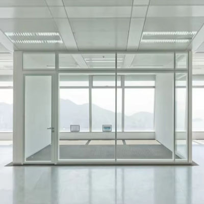 โมเดิร์น เสียงป้องกันกระจกส่วนแยกกับปูนเคลือบโครงกรอบอลูมิเนียม