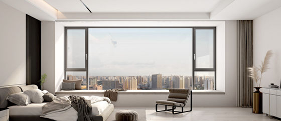 อลูมิเนียมยืดหยุ่น หักและหันหน้าต่างความปลอดภัย