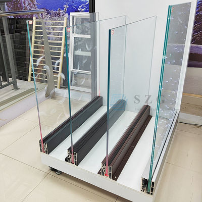 SZG U Channel Frameless 12mm Glass Balcony Railings อาคารที่อยู่อาศัย