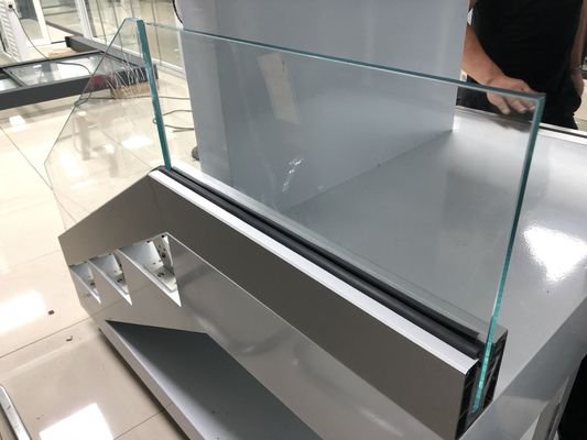 ปรับแต่ง 12 มิลลิเมตร อลูมิเนียม U Channel Glass Railing 304 SS แฮนเดริล