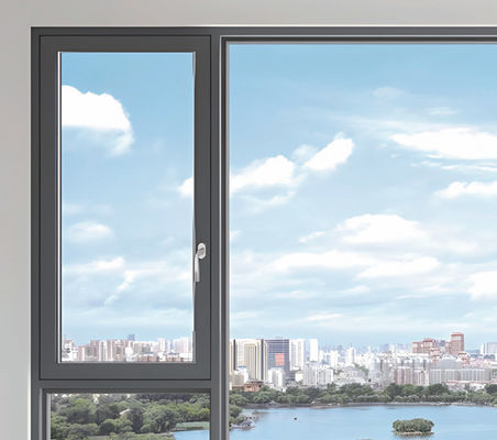 คุณภาพ  Insulated Aluminium Tilt And Turn Windows Customized Aluminum Storm Windows โรงงาน