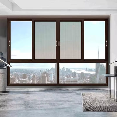 ราคากลางอัลลูมิเนียมกันเสียงกระจกเลื่อนด้วยกระจกกันเสียง