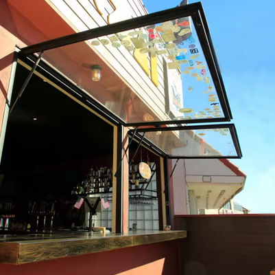 ความปลอดภัยสูงโครงกรอบอลูมิเนียม หักและหันหน้าต่างกับ Awing เดียว