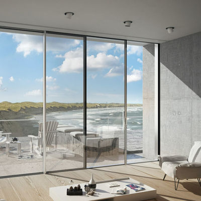 ประตูเลื่อนอัลลูมิเนียมแบบหนัก ประตูเลื่อนระเบียงกระจกหมัก