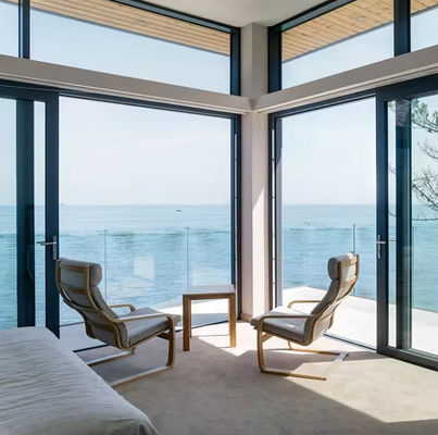 การลดความดัง ประตูเลื่อนอลูมิเนียม กระจกแยก 3 เมตร