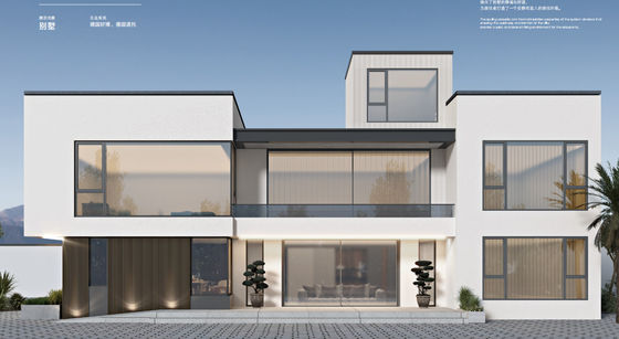 หน้าต่างอัลลูมิเนียมที่มั่นคงด้วยกระจกกันความร้อนและล็อคหลายจุด