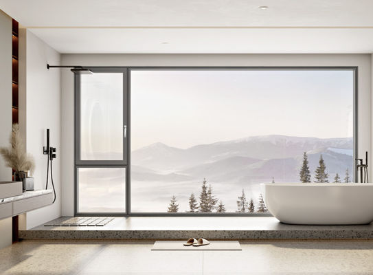 โลหะสวิงออกหน้าต่าง ทําความสะอาดง่ายและทนความร้อน