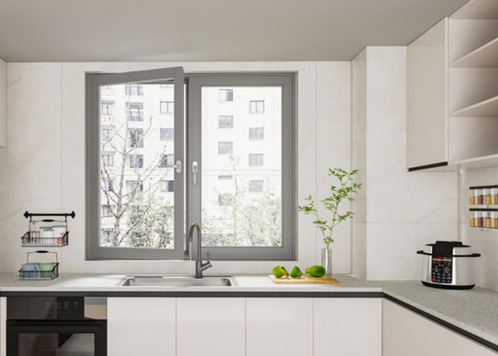 SZG ประหยัดพื้นที่ อลูมิเนียมเปิดหน้าต่างออกเพื่อให้อากาศไหลเวียนได้สูงสุด