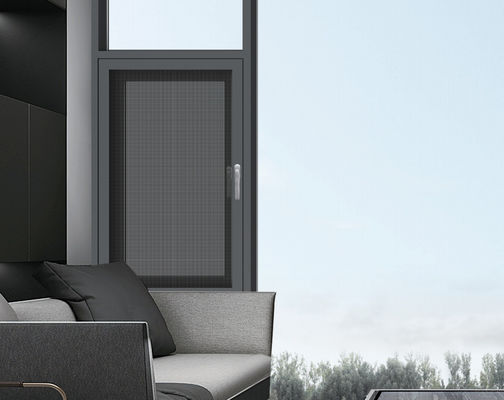 ประหยัดพลังงาน อลูมิเนียมสวิงหน้าต่าง กระจกกระจกกระชับกระจกด้านนอก