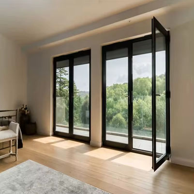 ภาระหนัก อลูมิเนียมโครงการสวิงประตู Break ความร้อน การบํารุงรักษาง่าย