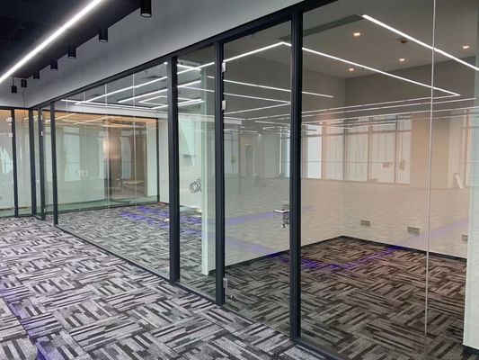 ประตูครัวอัลลูมิเนียมสว่างแบบกระจกกระชับ