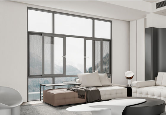 SZG อลูมิเนียมผลิตหน้าต่างเลื่อนสําหรับอากาศสูงสุดและสภาพแวดล้อมสด