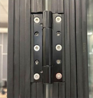 ประตูกระจกพับแบบหนัก การติดตั้งง่ายและการใช้งานเรียบง่าย