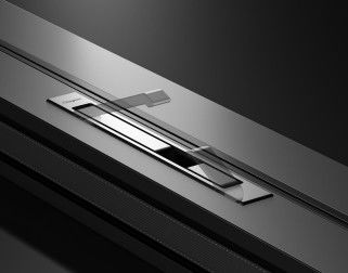 กรอบอลูมิเนียม พับกระจก ประตูระเบียง ความปลอดภัยสูง ทนพายุ