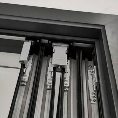 กระจกแอนลูมิเนียมประกอบกันเอง ประตูระเบียงพับ ประตูพับสองแบบอลูมิเนียม