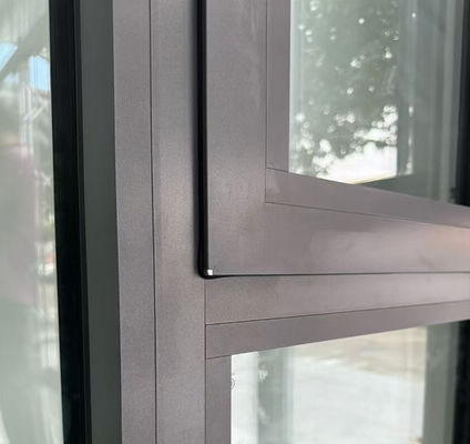 น้ํากันอัลลูมิเนียมสวิงหน้าต่าง กระจก laminated หน้าต่างสวิงเปิด