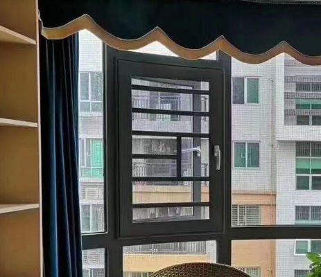 น้ํากันอัลลูมิเนียมสวิงหน้าต่าง กระจก laminated หน้าต่างสวิงเปิด