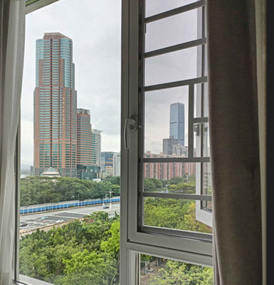 หน้าต่างสวิงอลูมิเนียมกระจกกระจกกระจกกระจกกระจก