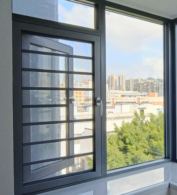 ปรับแต่ง 1.2 มม อลูมิเนียม Casement Swing Window การออกแบบที่ทันสมัย