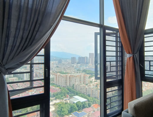 โครงกรอบอลูมิเนียม กระจกสวิงเอาท์