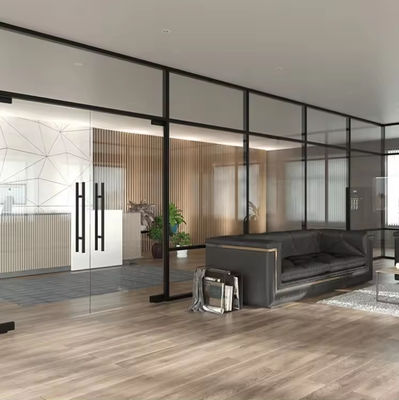 โมเดิร์น เสียงป้องกันกระจกส่วนแยกกับปูนเคลือบโครงกรอบอลูมิเนียม