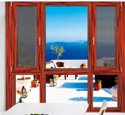 ความต้านทานลม หันมัก โลมิเนียม หน้าต่างปรับได้ด้วยกระจกคู่