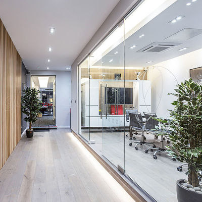 อลูมิเนียมกรอบกระจก ห้องพัก ผนังขนาดที่กําหนดเอง