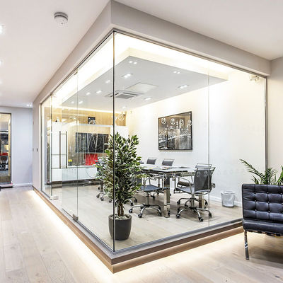 อลูมิเนียมกรอบกระจก ห้องพัก ผนังขนาดที่กําหนดเอง