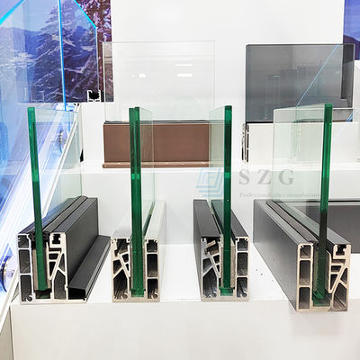 การเคลือบผงฝ้ากระจก U Channel สําหรับอาศัย