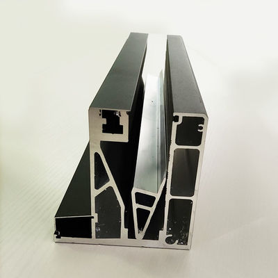 รั้วกระจกแบบอัลลูมิเนียม U Channel แบบทันสมัย รั้วระเบียงกระจกไร้กรอบ