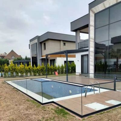 โมเดิร์น ดีไซน์ กระจกรั้วระเบียง Handrail U Channel กระจกรั้วสําหรับภายในภายนอก