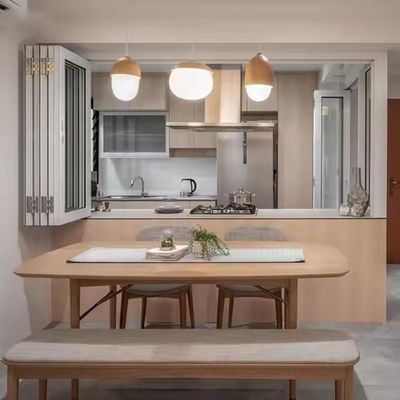 1.5 มิลลิเมตร อลูมิเนียมพับหน้าต่างยาวนานกับรูปแบบพับแนวราบและการสรุปกรอบ anodized