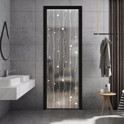 ประตูสวิงอัลลูมิเนียมที่ยั่งยืนที่มีกรอบเหล็กอัลลูมิเนียม 6063-T5 และการรับประกันมากกว่า 5 ปีสําหรับอุณหภูมิสูงสุด