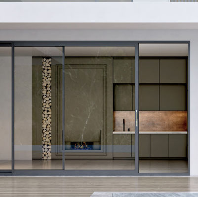 ประตูบานเลื่อนอะลูมิเนียมแบบปรับแต่งได้ พร้อมระบบรักษาความปลอดภัยขั้นสูงและมุ้งลวดสแตนเลสสตีลเพื่อความทนทาน 50 ปี