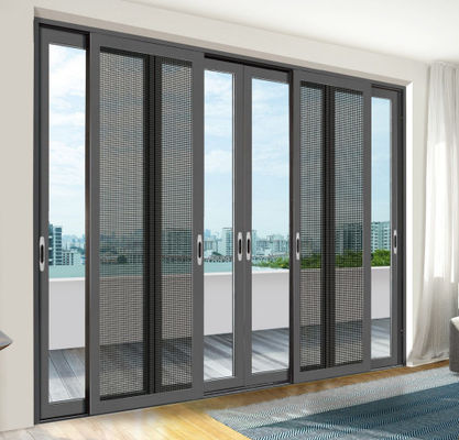 ประตูเลื่อนอัลลูมิเนียมสําหรับห้องพักหรือที่อยู่อาศัย ด้วยการออกแบบแบบที่ทันสมัย