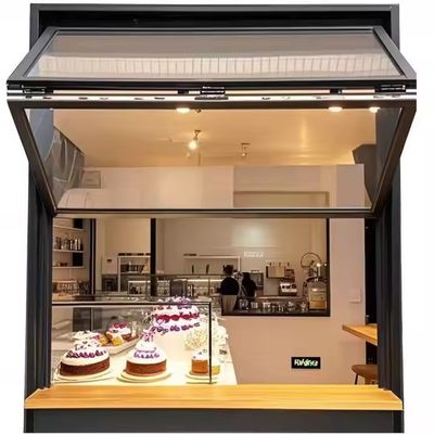 กล่องพับอัลลูมิเนียมที่มีระบบกันเสียง กระจกคู่และกระจกแข็ง