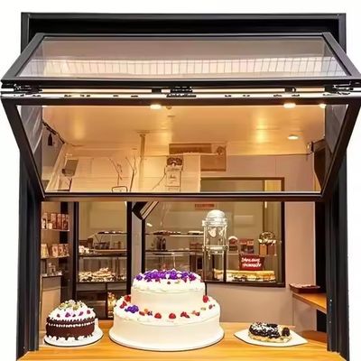 กล่องพับอัลลูมิเนียมที่มีระบบกันเสียง กระจกคู่และกระจกแข็ง