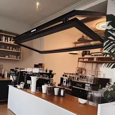 กล่องพับอัลลูมิเนียมที่มีระบบกันเสียง กระจกคู่และกระจกแข็ง