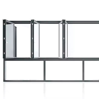 หน้าต่างอัลลูมิเนียมตั้ง 2 ฝา ประสิทธิภาพพลังงานสูง ด้วยกระจกและกรอบที่กําหนดเอง