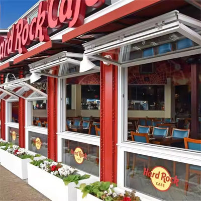 หน้าต่างอัลลูมิเนียมตั้ง 2 ฝา ประสิทธิภาพพลังงานสูง ด้วยกระจกและกรอบที่กําหนดเอง