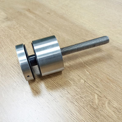 สแตนเลสสตีลปรับได้ 304 316 มาตรฐาน ติดผนัง สำหรับราวบันไดระเบียงกระจก