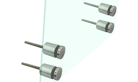 สแตนเลส Standoff มอนท์พานล์ถือ Bolts ฮาร์ดแวร์สําหรับบันไดกลางแจ้งระเบียง