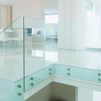 ปรับสแตนเลสฟรีฟรม ผนังติดตั้งกระจก Railing ติดตั้ง Standoff Pin